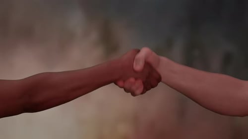 Hands Reaching Out in Connection and Mutual Understanding and Empathy Across Differences