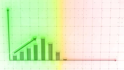 Glowing Gradient Business Report Animation