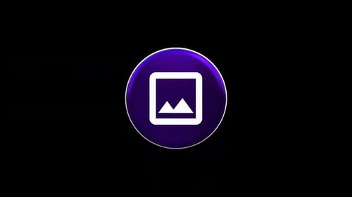 Spinning 3D Image Icon Animation