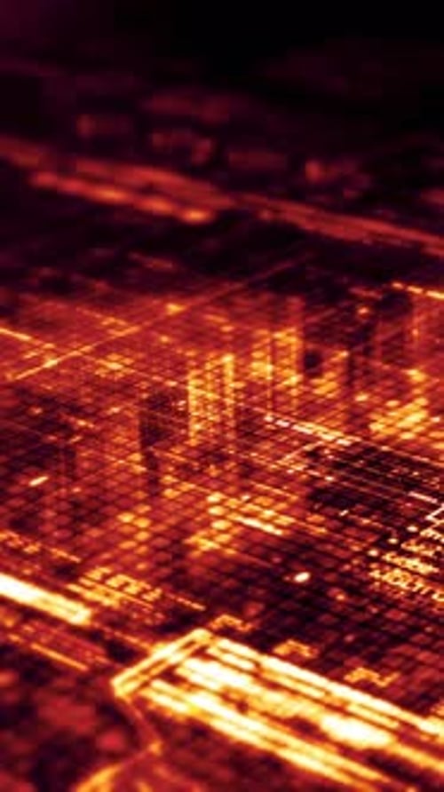Futuristic Data Matrix Simulation Background 28