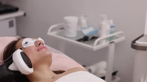 Laser Rejuvenation Cosmetic Salon Face at Spa
