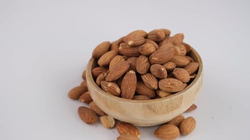 almonds close up