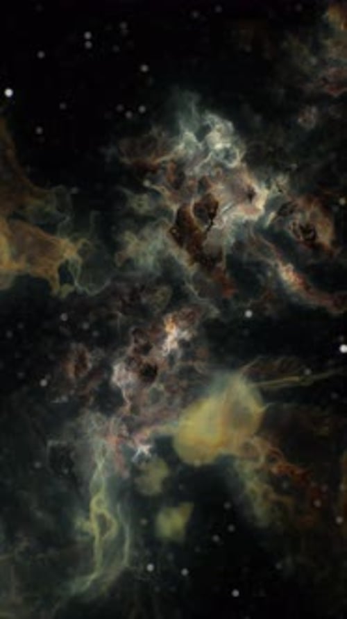 A Stunning Nebula Filled with Vibrant Black and Yellow Stars