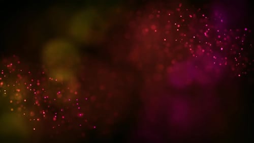 Bokeh Lights Particles color