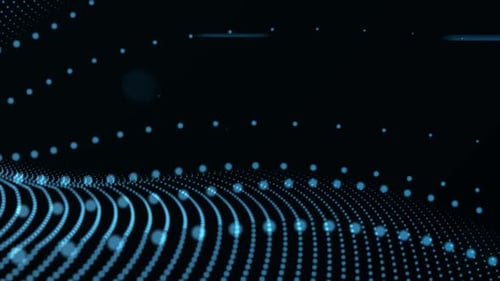 Blue Particles – Soft Twinkle Field