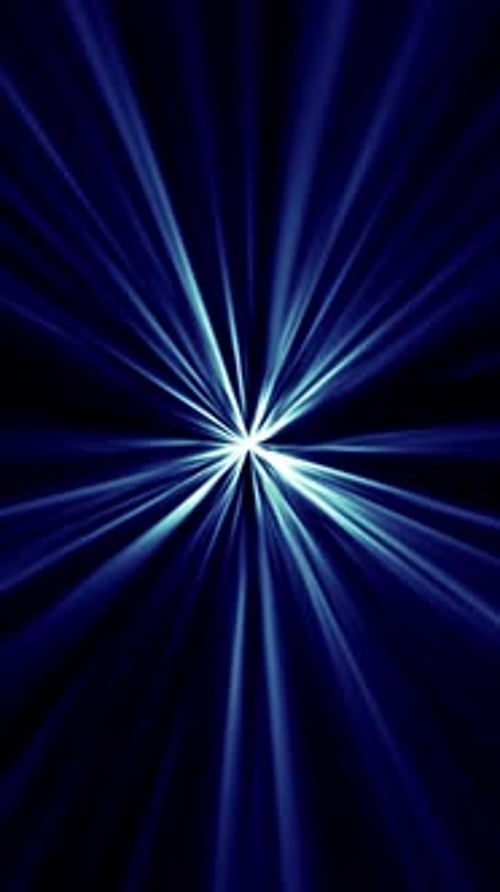 Dynamic Blue Light Rays Vertical Loopable Background