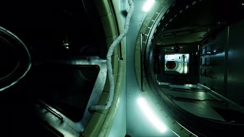 Space Station Interior in Space