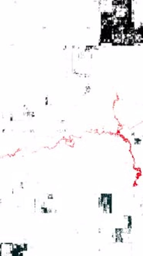 Digital Glitch Transition Effect with Animated Pixel Reveal