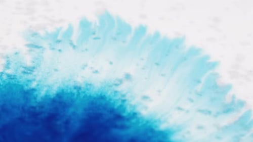 Ink Drop Spatter Stain Paper Texture Blue White