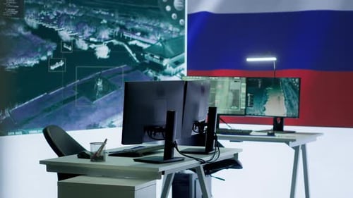 Computers and Screens in a Clean Workplace