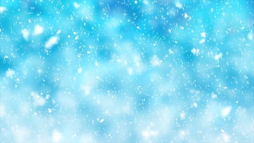 Christmas Winter Snowfall Background Loop V5