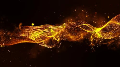 Abstrakter Partikel-Hintergrund 4K