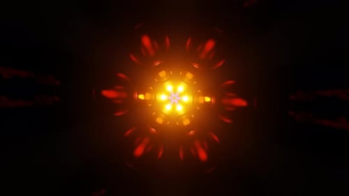 Psychedelic Patterns Create a Mesmerizing Neon VJ Loop Backdrop