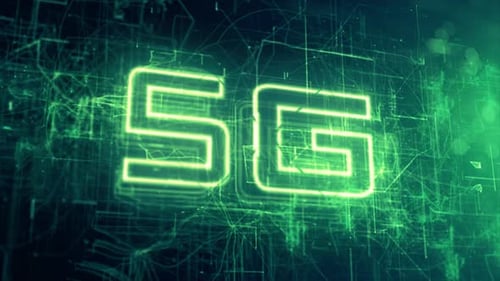 Contexte de données de science-fiction numérique 5G