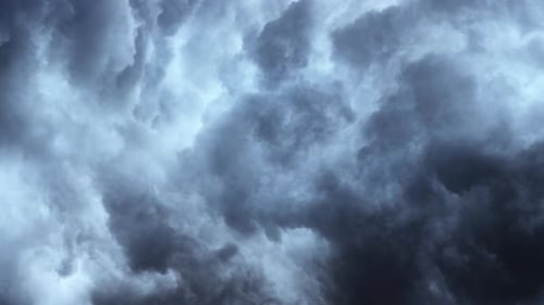 Dark Storm Clouds Gathering in the Sky