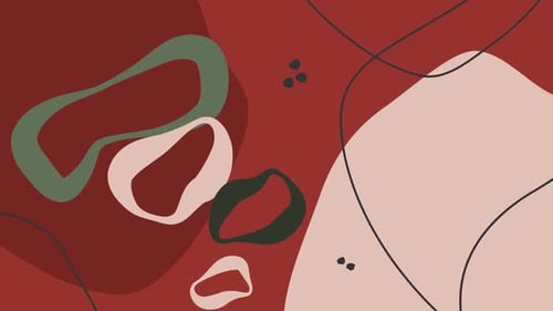 Minimal Abstract Animated White Background