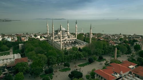 The Blue Mosque in Istanbul in Turkey