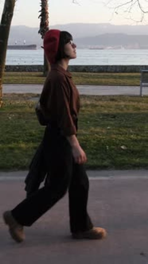 Young Woman Hang Out Bay