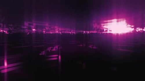 Animationshintergrund mit rosa leuchtenden Lichtern