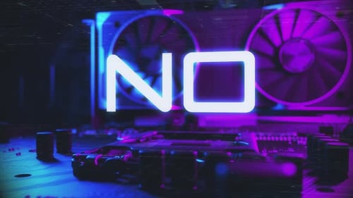 Nein — Futuristische Technologie, Motherboard-Design, Hintergrundkonzept