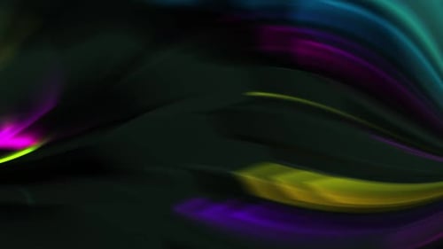 Abstract Fluid Glowing Lines Flowing Background