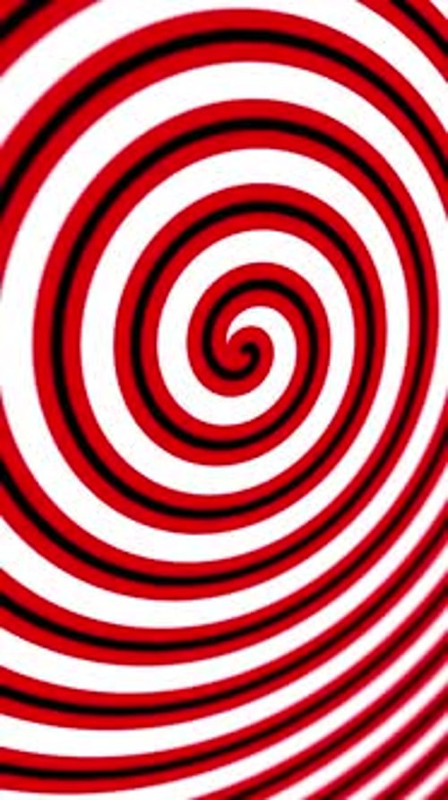 Vertical Video - Colorful Hypnotic Circus Spiral Background