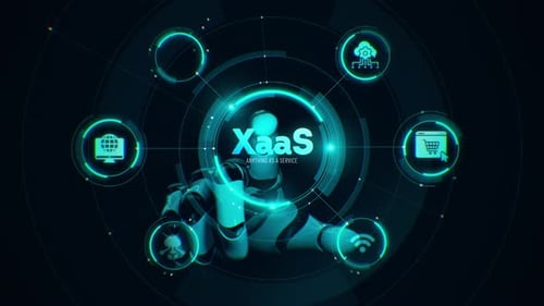 Xaas anything as a service robotic touchscreen