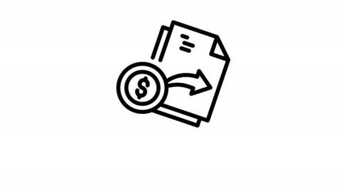 Animation Incoming Income Icon