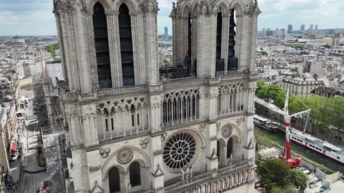 Notre Dame Church At Paris France Island In France.