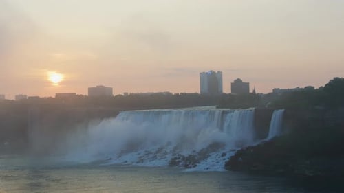 Morning at Niagara Falls