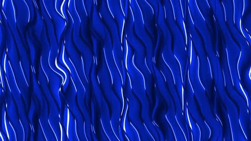 Ein leuchtendes Animationsvideo zeigt ein Raster, das aus pulsierenden blauen Linien besteht. r\_196