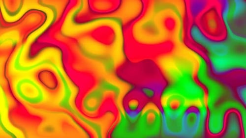 Vibrant Fluid Abstract Morphing Colors Background Animation