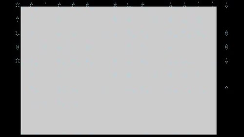 Interface Collection: Expansion of a gray area with a grid of elements flickering and eventually fad