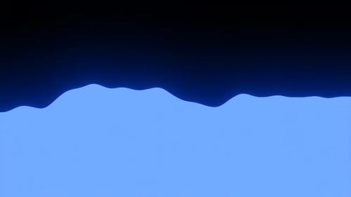 Abstract Fluid Blue Wave Loop Background