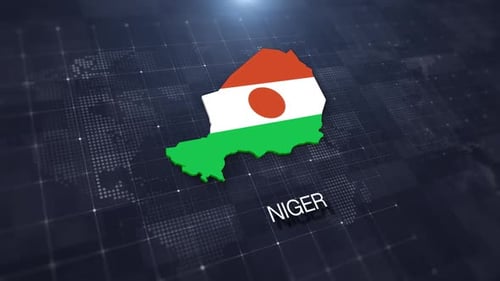 Niger Map Displaying