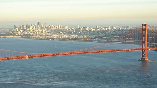 San Francisco Sunset and Golden Gate View