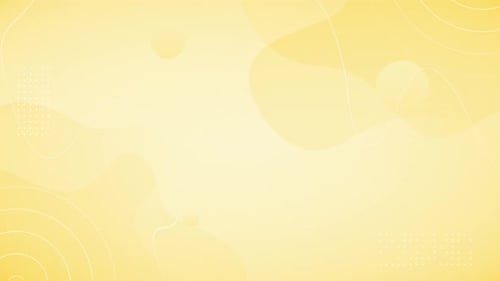 Dynamic Yellow Abstract Fluid Shapes Motion Background