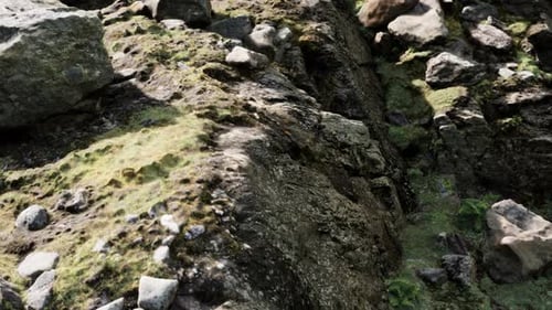 Close Up of Rocky Stones Formation