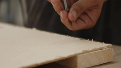 Assembling Wood with Power Drill