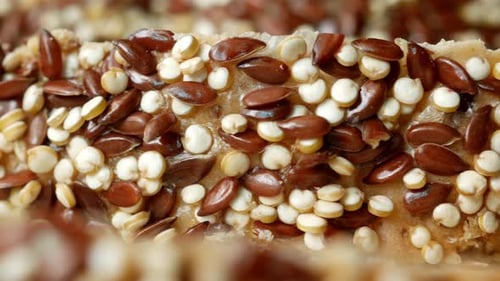 Close Up of Wholemeal Bagels on Table s