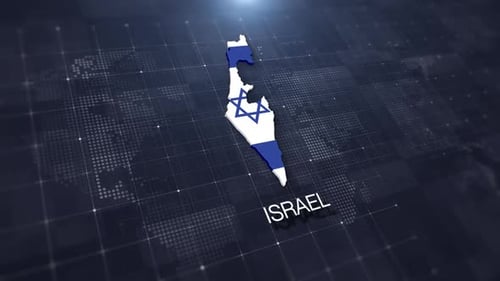Israel Map Displaying