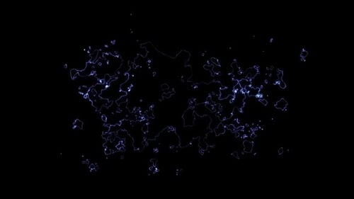 Abstract Electric Energy Seamless Loop Background