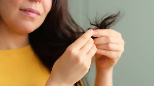 Female Ends of Hair Care Problems