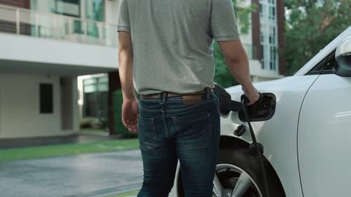 Progressive Idea of Charging Electric Vehicle Via Cable From Charging Station