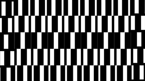 Kaleidoscope Collection: Luma matte transition of cubes array with alternating horizontal and vertic