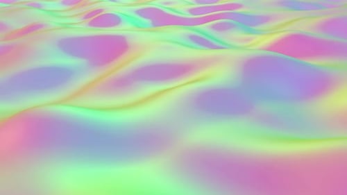 Color Wave Gradient Fluid Art Minimal Abstract Graphic Concept Design Intro Able to Loop Seamless
