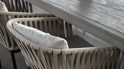 Modern Sofa on Rooftop Coffee Shop for Relaxing