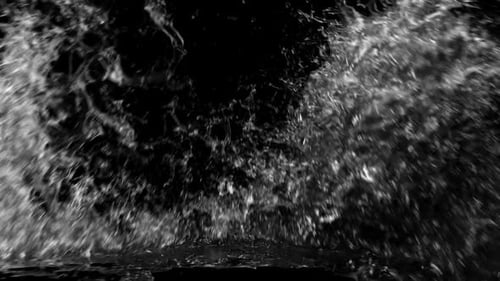 Dynamic Water Splash Reveal Transition Effect