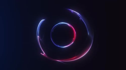 Dynamic Glowing Fluid Energy Logo Reveal