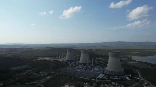 Aerial Nuclear Power Plant